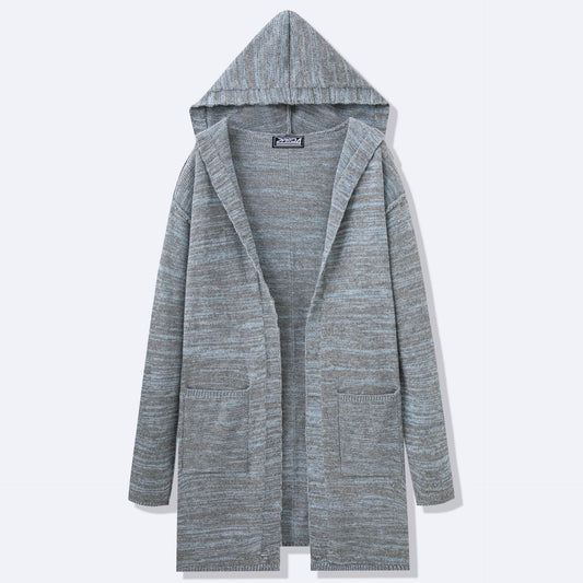 Herren Strickmantel Lang Modern Lässig - IdealeKleiden