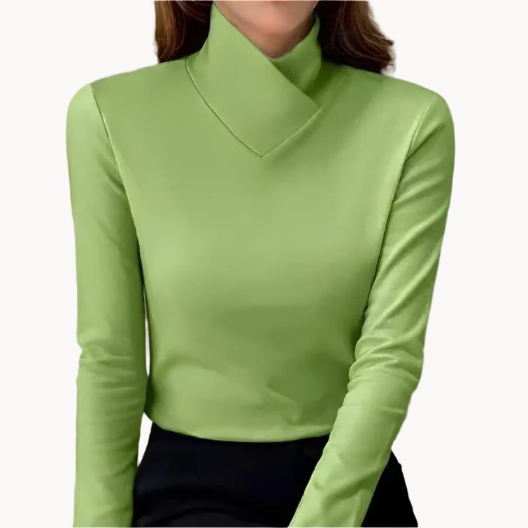 Stilvoller Rollkragen Pullover Elegantes Design - IdealeKleiden