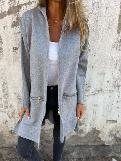 Praktische Kapuzenjacke Zip Up