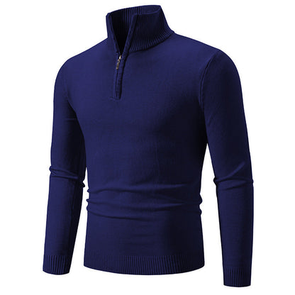 Herren Pullover Modern Kurz Reißverschluss
