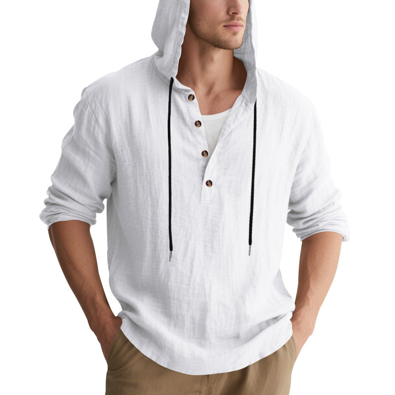 Herren Kapuzenpullover Lässig Baumwolle Hochwertig