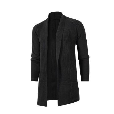 Herren Strickjacke Offener Schnitt Praktisch