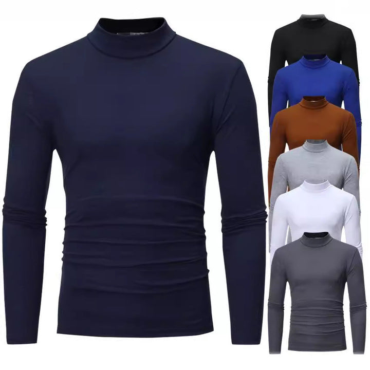 Herren Rollkragenpullover Weich Komfortabel Qualität - IdealeKleiden