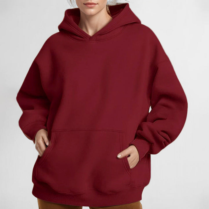 Damen Hoodie-Kleid Trendy Winterkleid