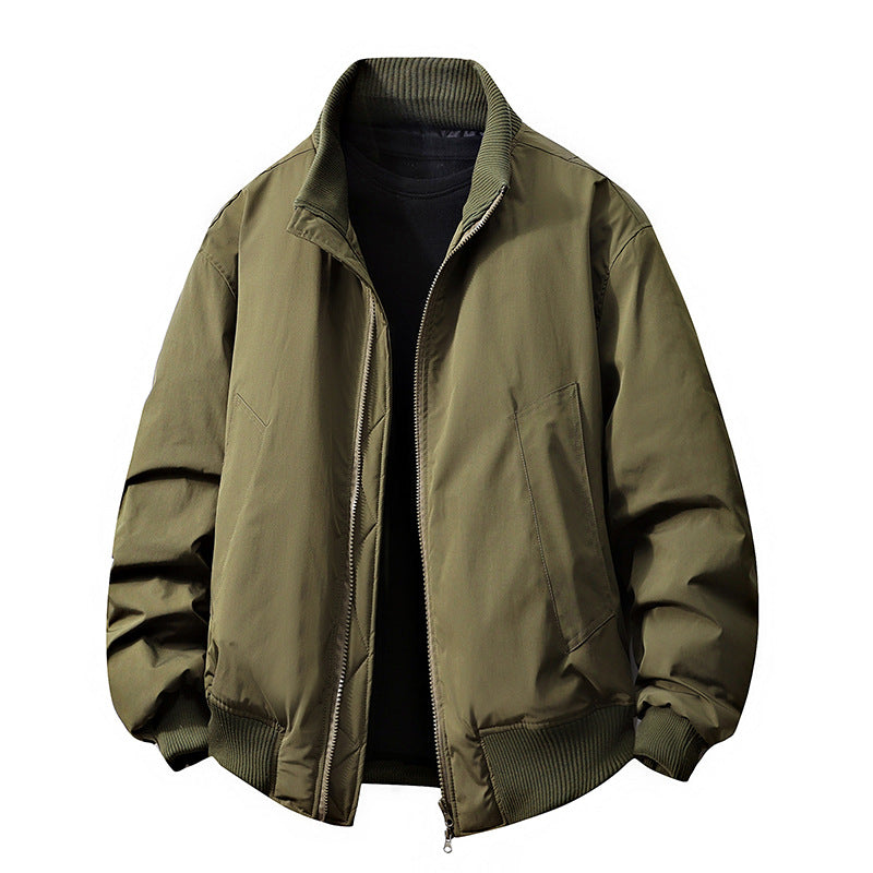 Herren Lederjacke Elegant Slim Fit Design