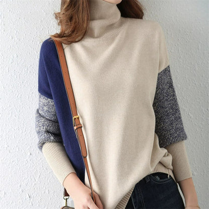 Damenschal Strickpullover Lockere Passform