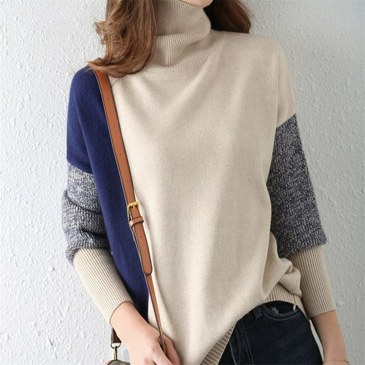 Damenschal Strickpullover Lockere Passform