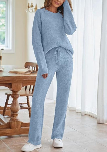 Weiche Fleece Set Damen Kuschelkleidung