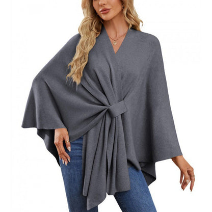 Damen Wickelmantel Modern Chic Elegantes Design