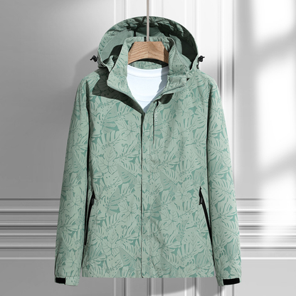 Frauen Windbreaker Kapuze Reißverschluss