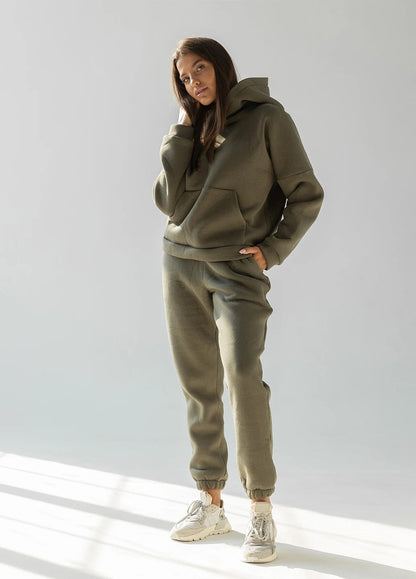 Damen Hoodie Set Wellness Wear Soft