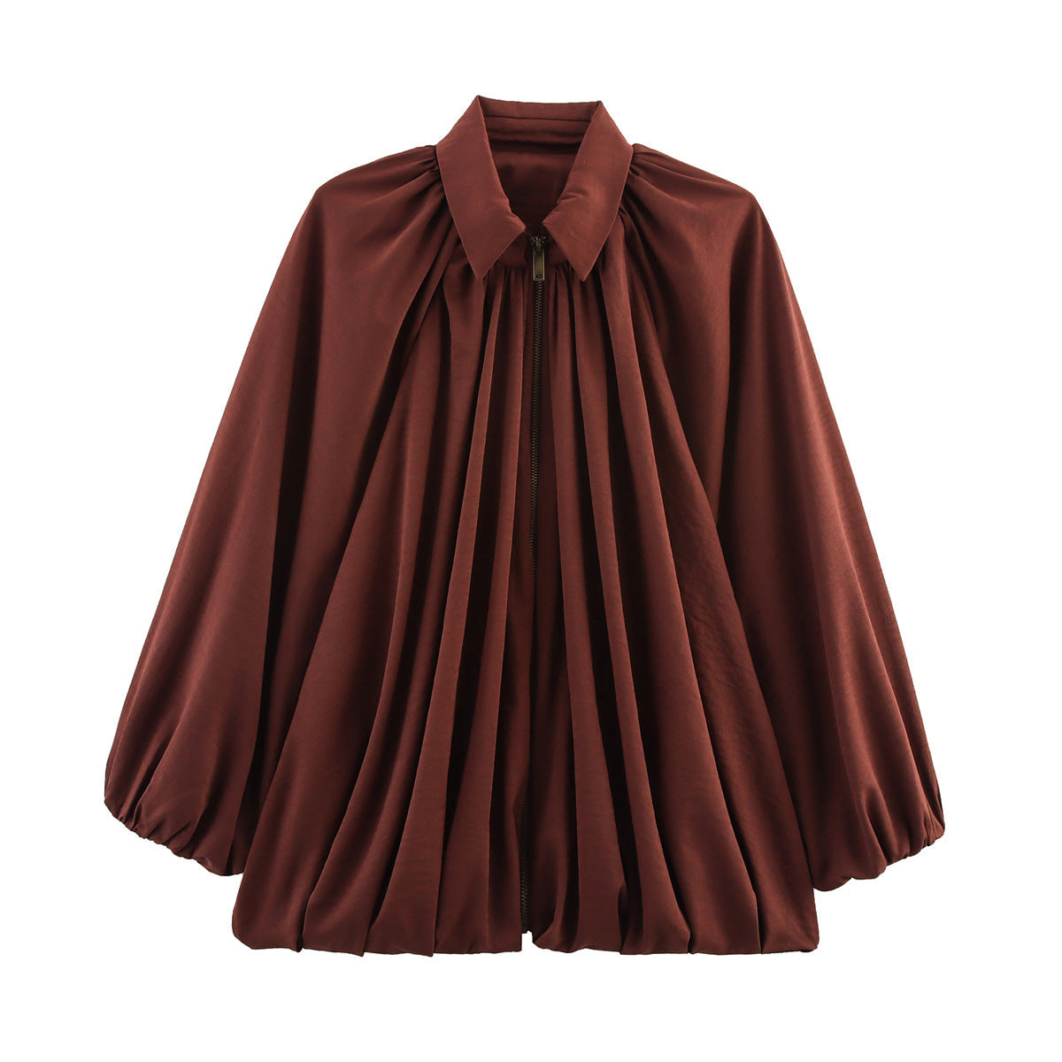 Damen Bluse Oversized Leicht Rüschen Design