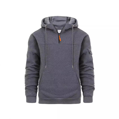 Herren Hoodie Sportlich Mit Taschen