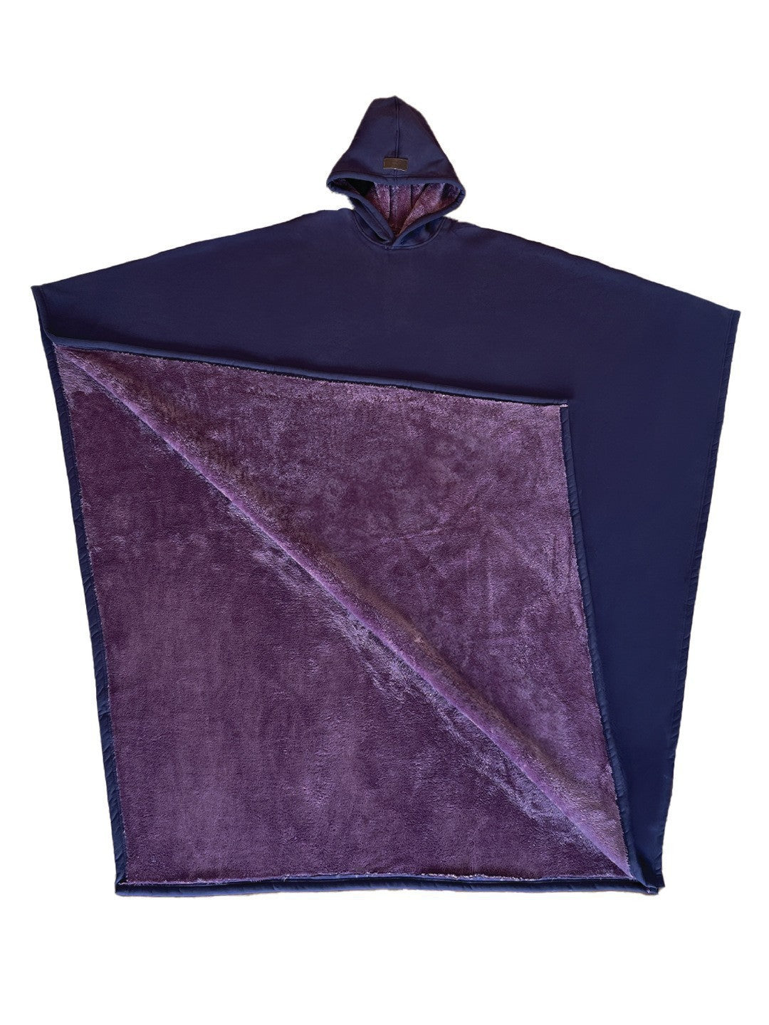 Damen Kuschel Poncho Weich Fleece Überwurf