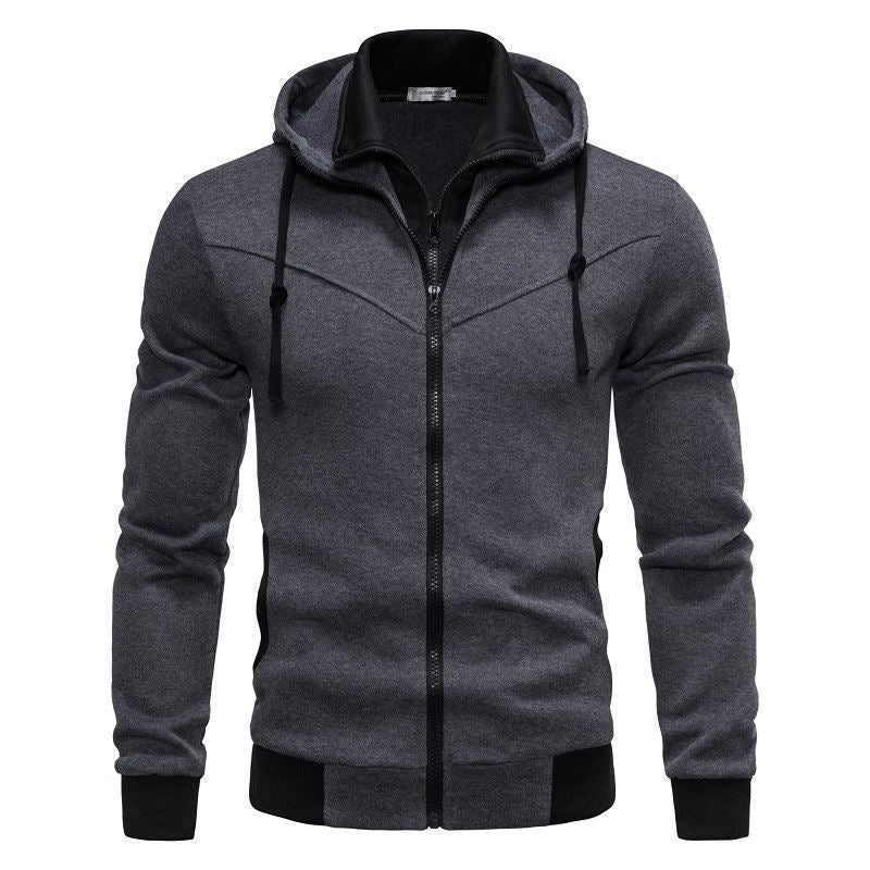 Herren Sportjacke Kapuze Modern Schnitt Praktisch