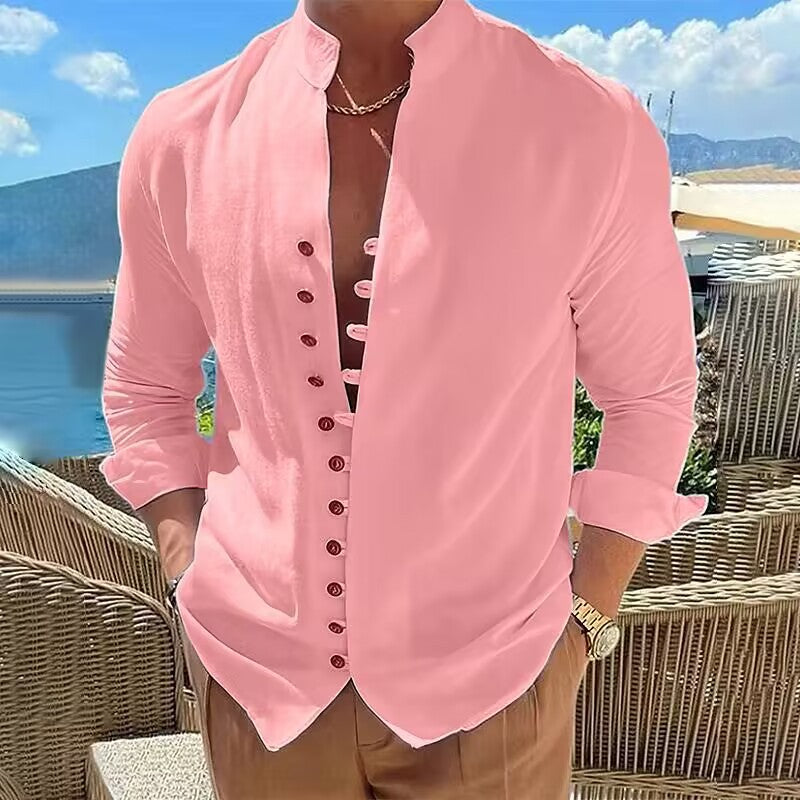 Herren Leichtgemachte Freizeithemd Casual Style