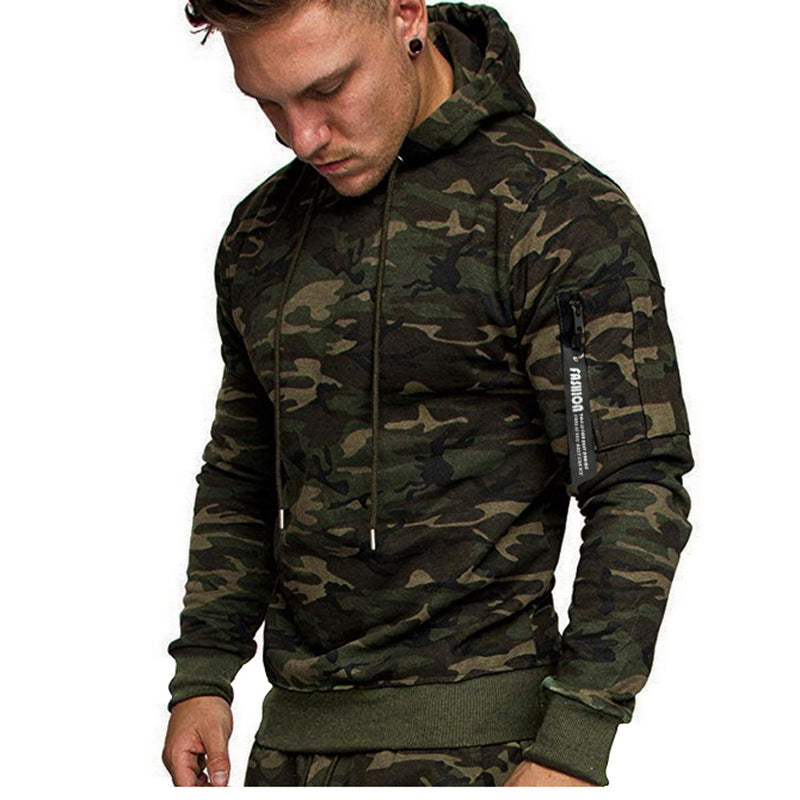 Herren Sport Hoodie Reißverschluss Praktisch