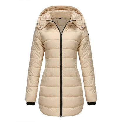 Damen Pufferjacke Gefüttert Warm Isoliert