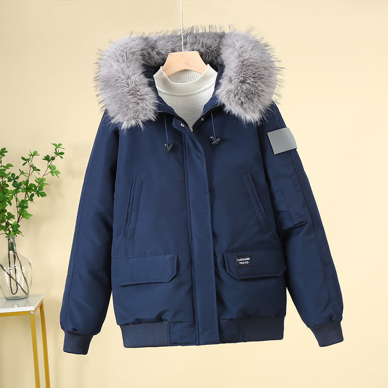 Damen Winterjacke Warm Stylish Kapuze
