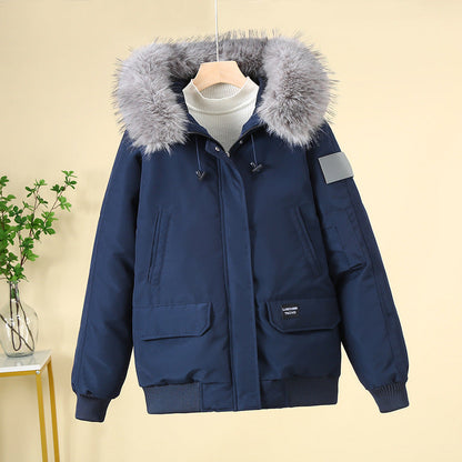 Damen Winterjacke Warm Stylish Kapuze