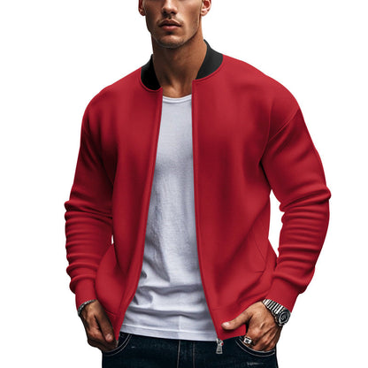 Herren Bomberjacke Sportlich Moderner Style