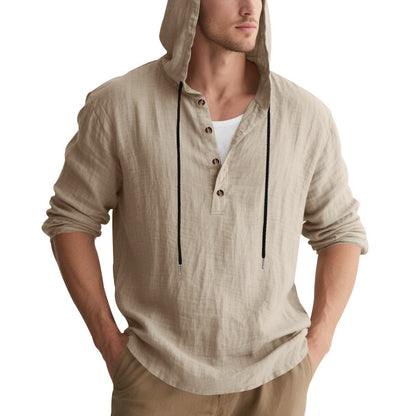 Herren Kapuzenpullover Lässig Baumwolle Hochwertig