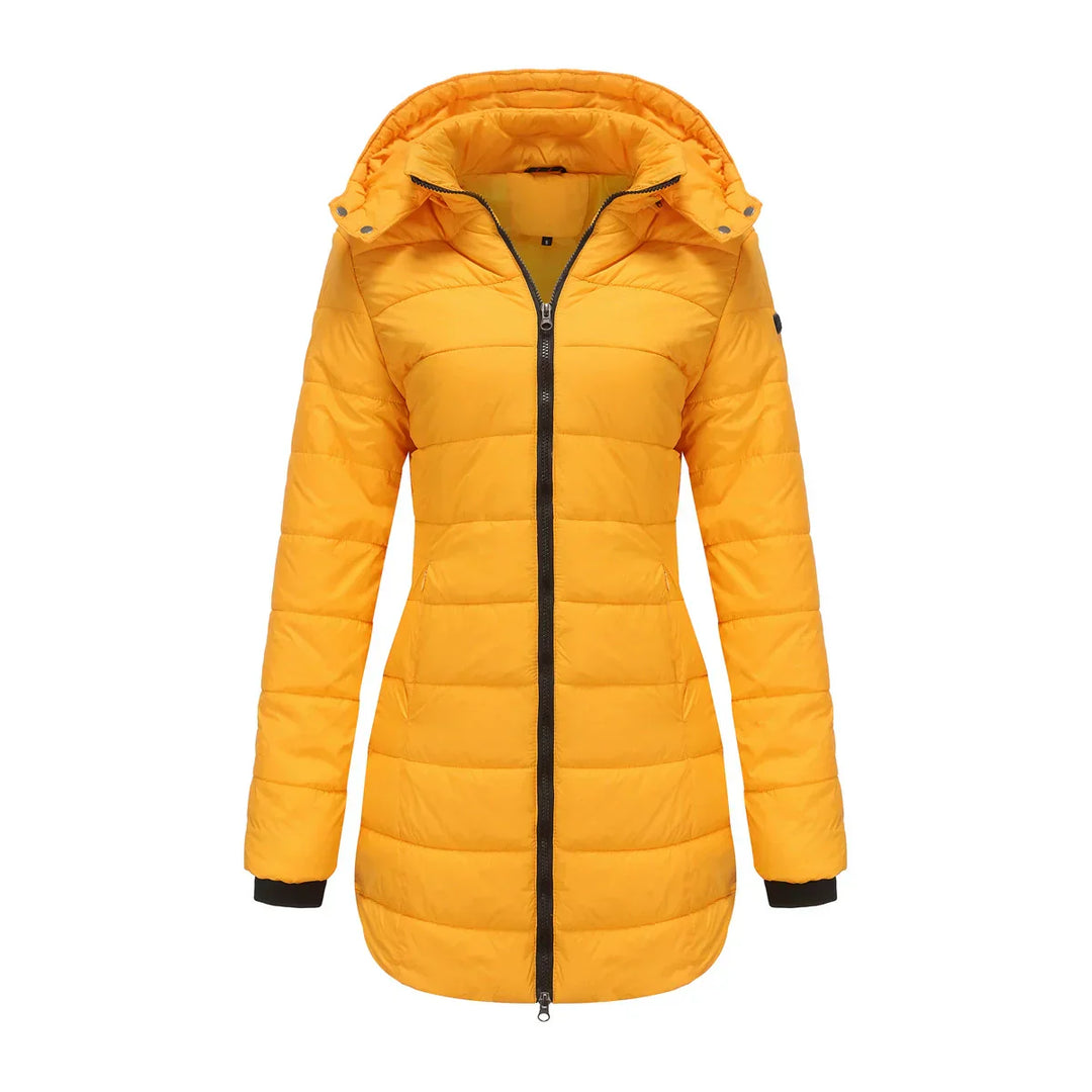 Damen Pufferjacke Gefüttert Warm Isoliert