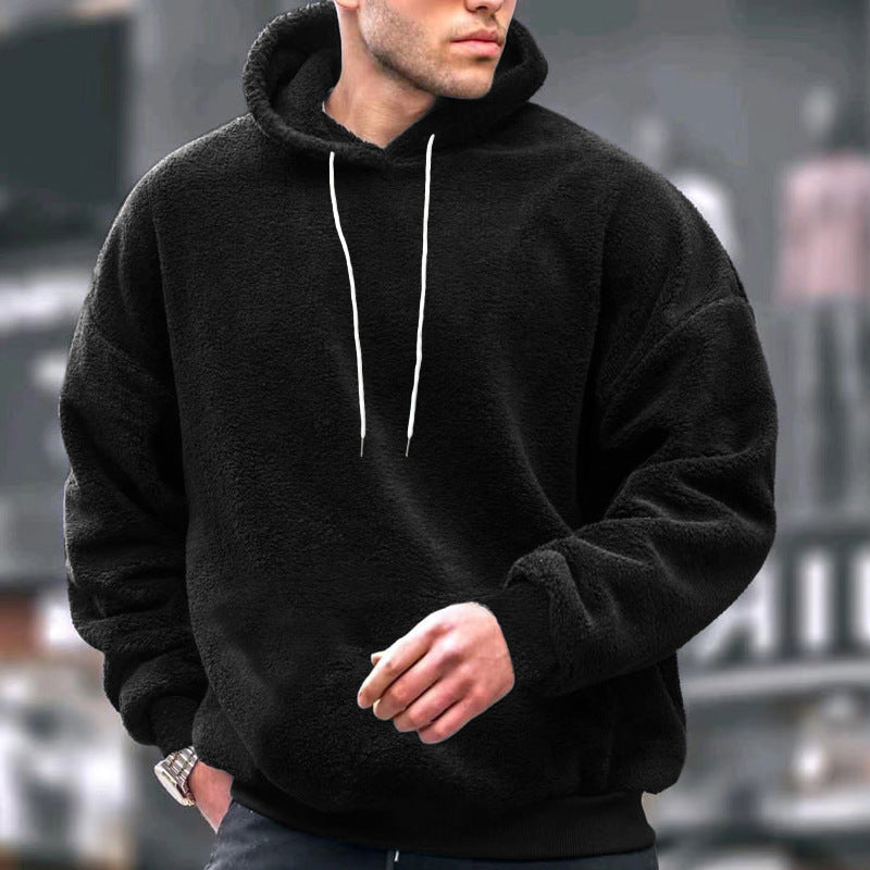 Herren Hoodie Weich Fleece Bequem