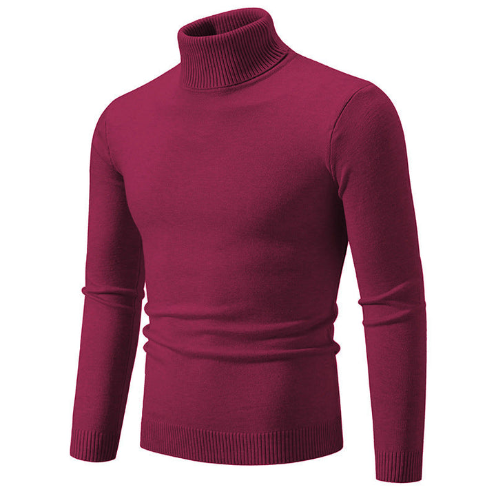 Herren Rollkragenpullover Feine Baumwolle Elegantes Design