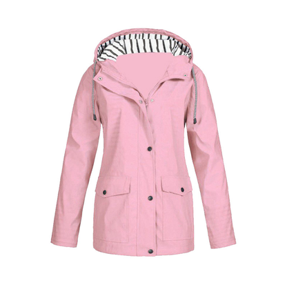 Damen Winterjacke Mittellang Kapuzenstyle