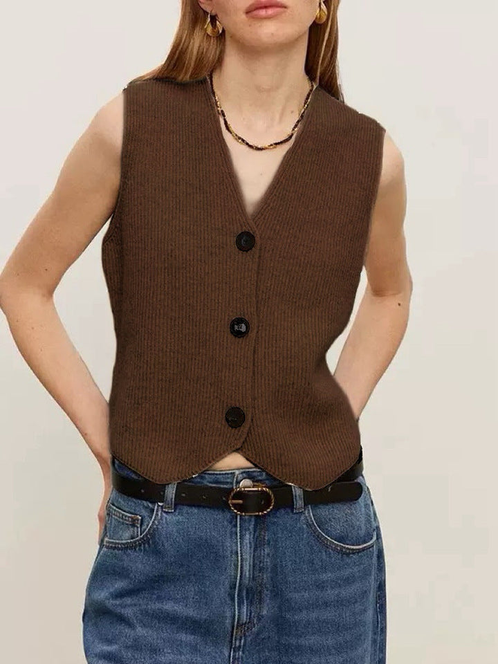 Damen Strickweste Weich Nachhaltig