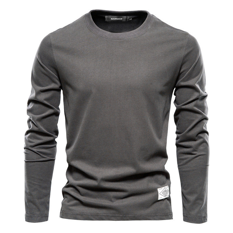 Herren Langarm T-Shirt Baumwolle Modern Fit