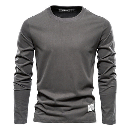 Herren Langarm T-Shirt Baumwolle Modern Fit