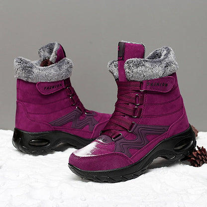 Damen Winterstiefel Kuschelig Warm Rutschfest