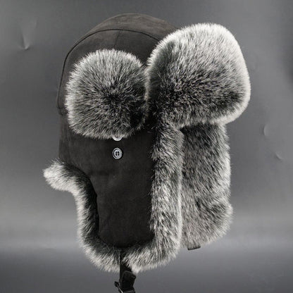 Damen Kunstfell Mütze Ohrenschutz Warm Elegant