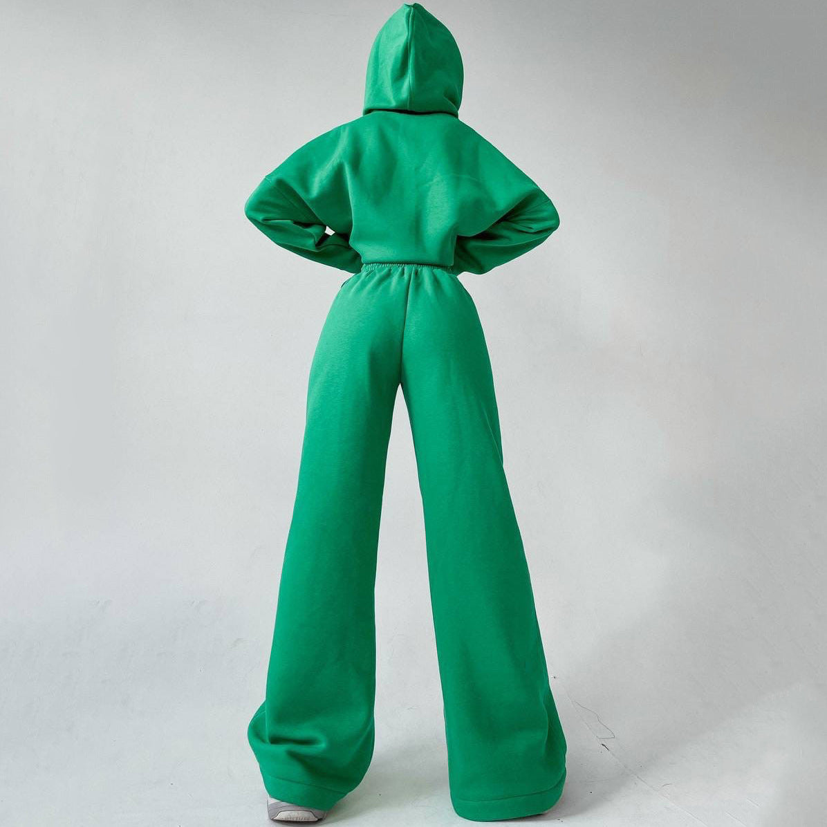 Damen Casual Oversized Hoodie Set mit weiten Hosen