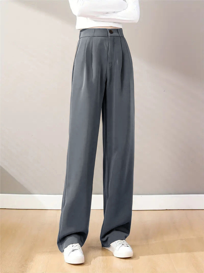 Damenweite Hochbundhose Bequem Elegant