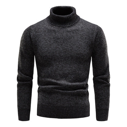 Herren Rollkragenpullover Weich Bequem Kaschmir