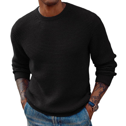 Herren Pullover Strukturiert Elegantes Design