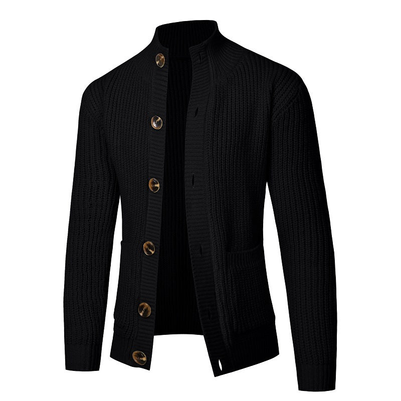 Herren Strickjacke Bequem Knopfverschluss Modern