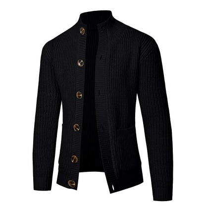 Herren Strickjacke Bequem Knopfverschluss Modern