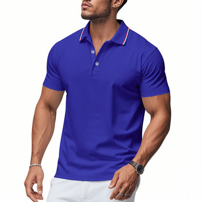 Herren Poloshirt Modern Kragen Feuchtigkeitsregulierung
