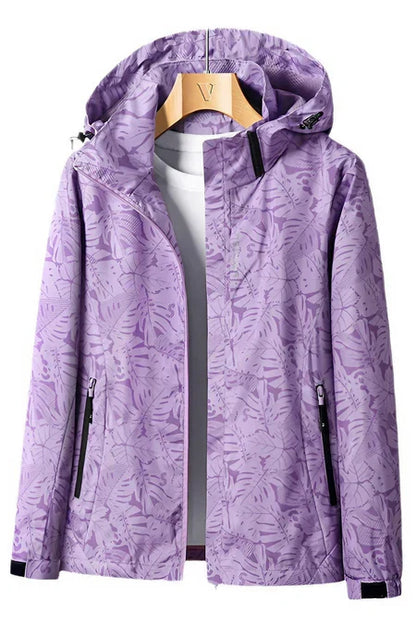 Damenschutzjacke Winddicht Wasserabweisend Herbst Modell