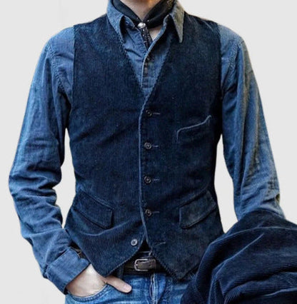 Herren Cordweste Elegant Modern Schnitt