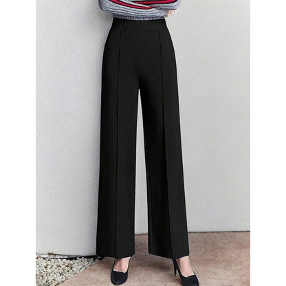 Damen Stoffhose High-Waist Elegant Faltenrock