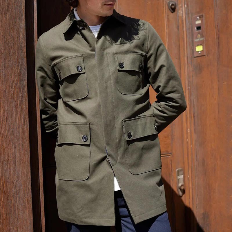 Praktische Utility Jacke Regular Fit Mehrfachtaschen