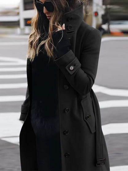 Damen Trenchcoat Elegant Wasserfest