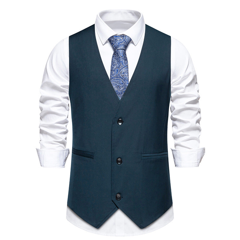 Herren Anzugweste Slim Fit Modern Design
