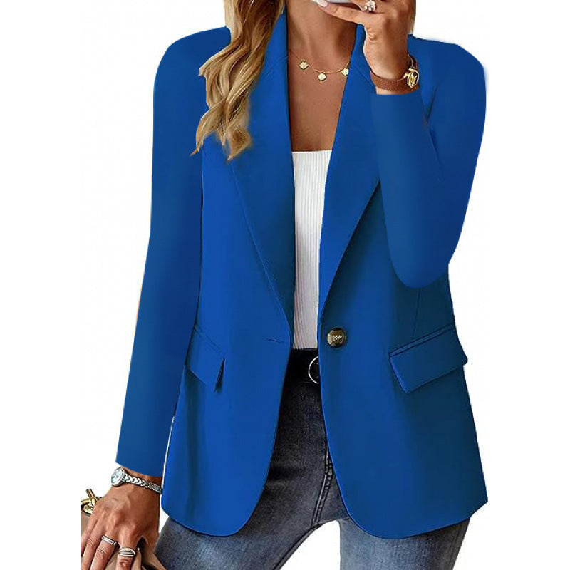 Damen Blazer Elegant Geschnitten mit Knöpfen