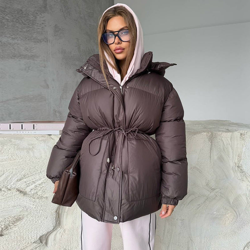 Damen Oversize Daunenparka Warm Elegant